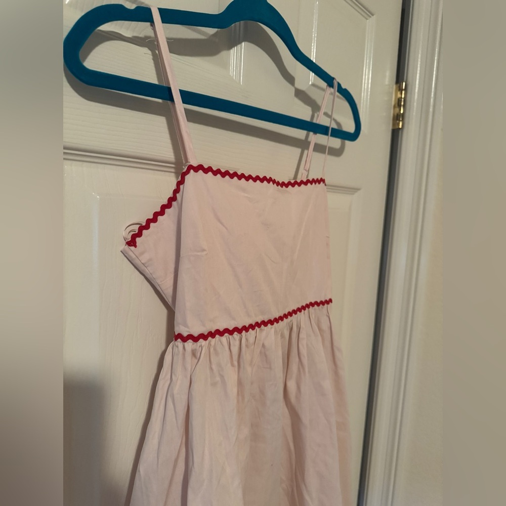 Kelly Bow Back Ric Rac Pattern Mini Dress size Small NWT - Picture 8 of 10